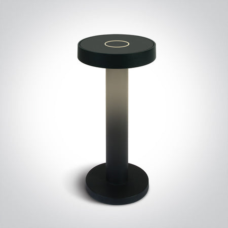 ONE Light | 61092/B BLACK 2,5W TABLE LAMP RECHARGEABLE USB SOCKET IP65 DIMMABLE - OEM NORDIC - Quality Parts Distribution