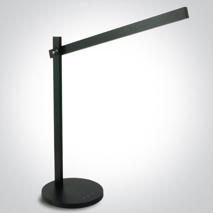 ONE Light | 61108/B/V BLACK TABLE LAMP LED 5,5W CCTV DIMMABLE 230V EU PLUG - OEM NORDIC - Quality Parts Distribution