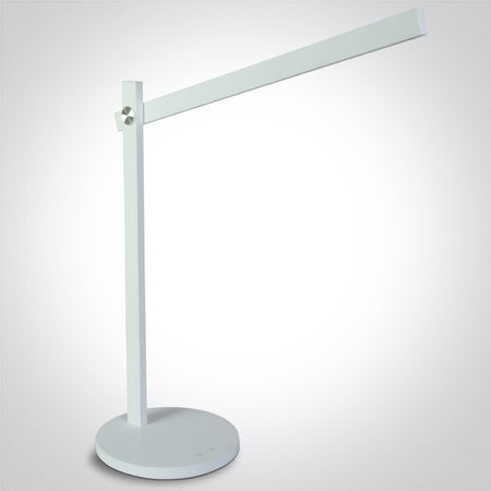 ONE Light | 61108/W/V WHITE TABLE LAMP LED 5,5W CCTV DIMMABLE 230V EU PLUG - OEM NORDIC - Quality Parts Distribution