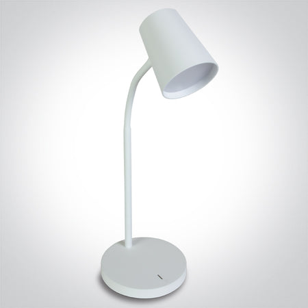 ONE Light | 61110/W/W WHITE TABLE LAMP LED 5W WW DIMMABLE 230V EU PLUG - OEM NORDIC - Quality Parts Distribution