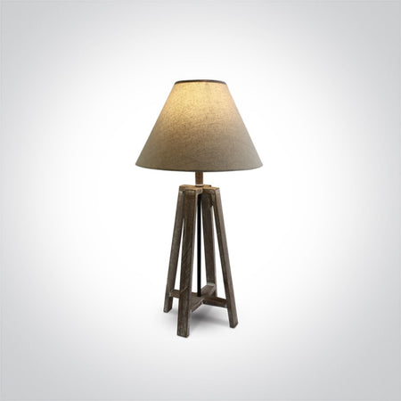 ONE Light | 61118 WOOD TABLE LAMP 12W E27 - OEM NORDIC - Quality Parts Distribution