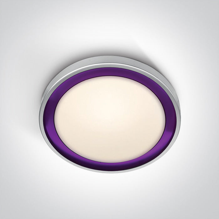 ONE Light | 62010A/G/V GREY LED 31W WW VIOLET RING 230v - OEM NORDIC - Quality Parts Distribution