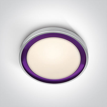 ONE Light | 62010A/G/V GREY LED 31W WW VIOLET RING 230v - OEM NORDIC - Quality Parts Distribution