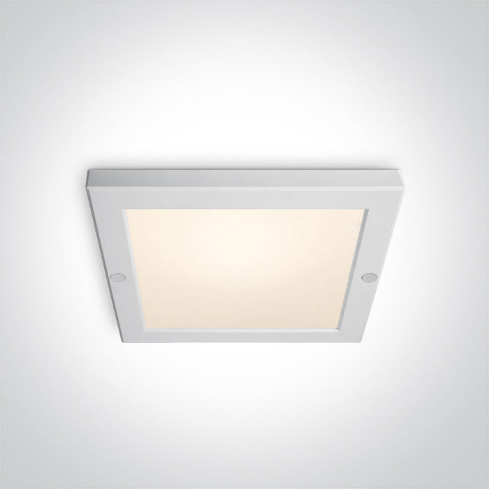 ONE Light Ceiling Light 18W 1400lm 3000K CRI80 IP40 White 62018AF/W/W