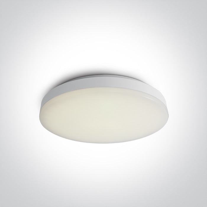 ONE Light | 62022B/W/W WHITE LED PLAFO 25w WW IP20 230v - OEM NORDIC - Quality Parts Distribution