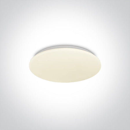 ONE Light Ceiling Light 15W 1050 3000K IP20 White 62026A/W