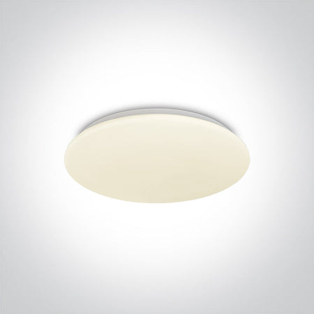 ONE Light Ceiling Light 24W 1700lm 3000K IP20 White 62026B/W