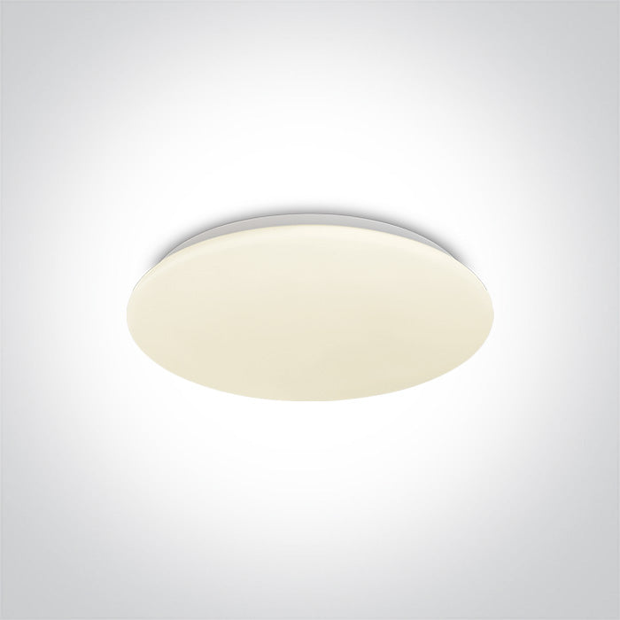 ONE Light Ceiling Light 24W 1700lm 3000K IP20 White 62026B/W