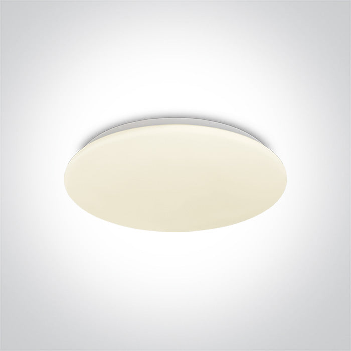 ONE Light Ceiling Light 30W 2150 3000K IP20 White 62026C/W