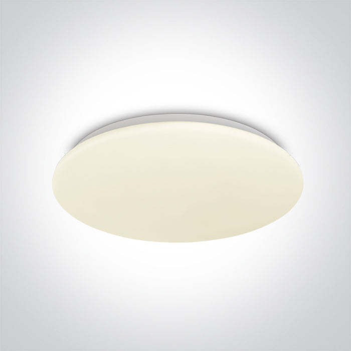 ONE Light Ceiling Light 50W 3750lm 3000K CRI80 IP20 White 62026D/W/W