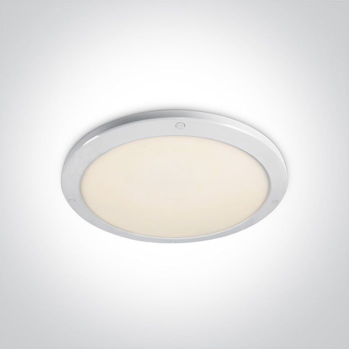ONE Light Ceiling Light 38W 2900lm 3000K CRI80 IP40 White 62038F/W/W