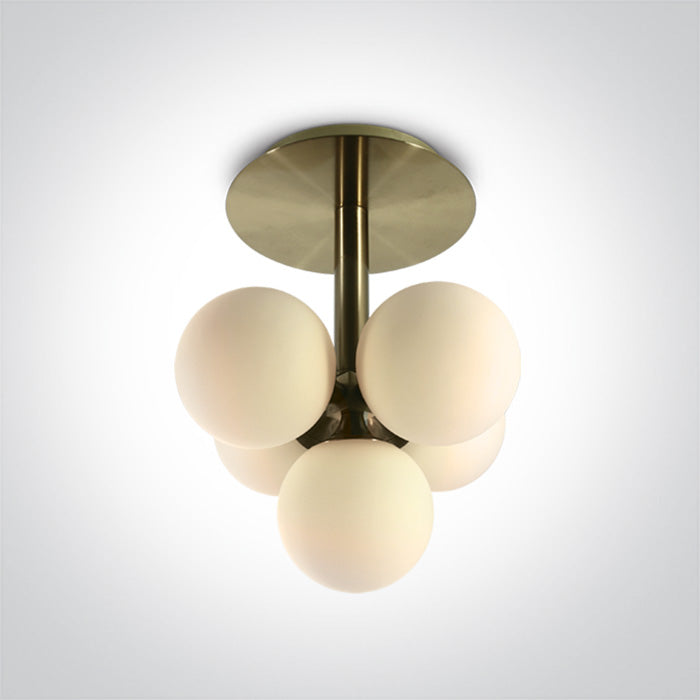 ONE Light | 62116A/BBS BRUSHED BRASS CEILING LIGHT 5x9w G9 100-240v - OEM NORDIC - Quality Parts Distribution