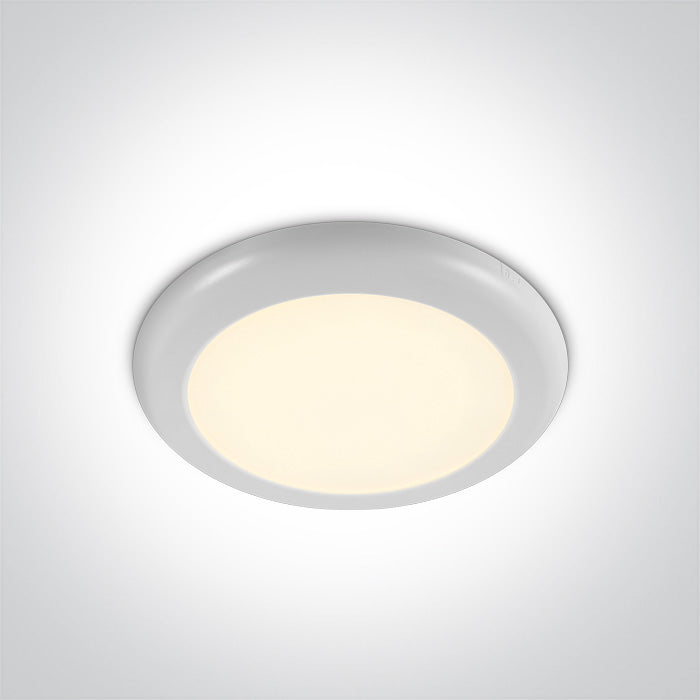 ONE Light Recessed LED Downlight 16W 1500lm 3000K CRI80 IP20 White 62116F/W/W