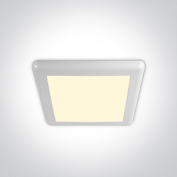 ONE Light Recessed LED Downlight 16W 1500lm 3000K CRI80 IP20 White 62116FA/W/W