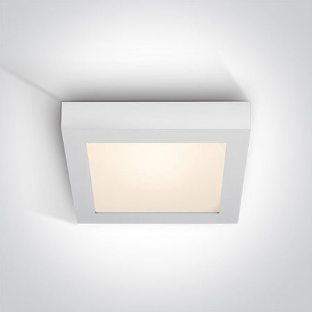 ONE Light Ceiling Light 22W 1870lm 3000K CRI80 IP40 White 62122F/W/W
