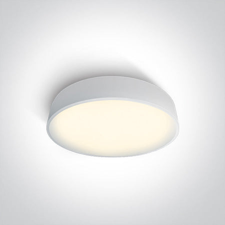 ONE Light Ceiling Light 25W 2125 3000K CRI80 IP20 White 62125D/W/W