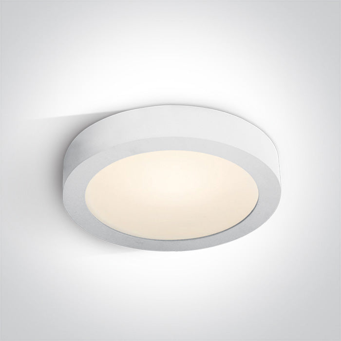 ONE Light Ceiling Light 30W 2550lm 3000K CRI80 IP40 White 62130F/W/W
