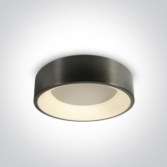 ONE Light | 62132N/MG/W METAL GREY PLAFO LED 32W WW IP20 230V - OEM NORDIC - Quality Parts Distribution