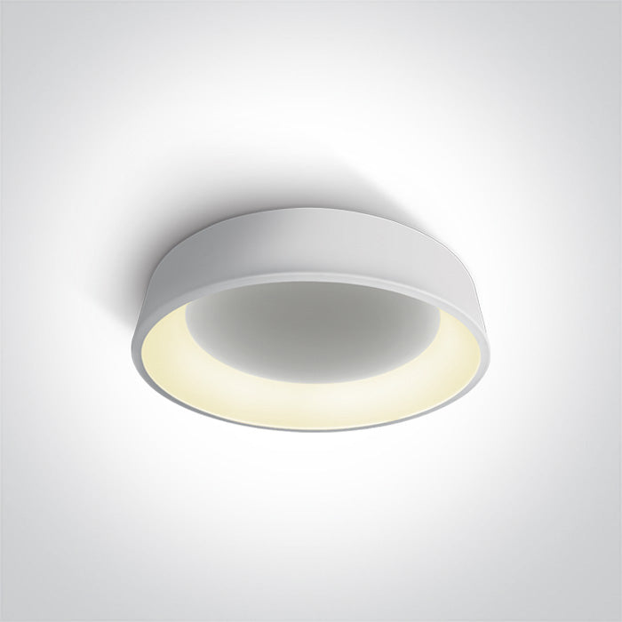 ONE Light | 62132N/W/W WHITE PLAFO LED 32W WW IP20 230V - OEM NORDIC - Quality Parts Distribution