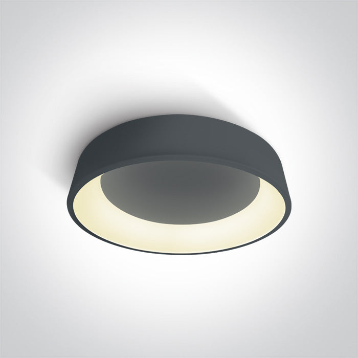 ONE Light | 62142N/AN/W ANTHRACITE PLAFO LED 42W WW IP20 230V - OEM NORDIC - Quality Parts Distribution
