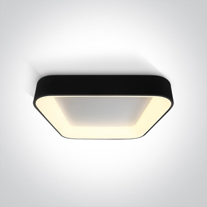 ONE Light | 62142NA/B/W BLACK SQUARE PLAFO LED 50W WW IP20 230V - OEM NORDIC - Quality Parts Distribution