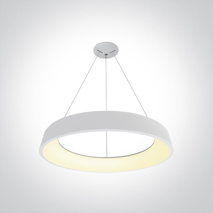 ONE Light | 62142NB/W/W WHITE PENDANT LED 42W WW IP20 230V - OEM NORDIC - Quality Parts Distribution