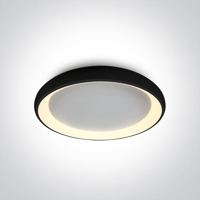 ONE Light | 62144N/B/W BLACK PLAFO LED 50W WW IP20 230V - OEM NORDIC - Quality Parts Distribution
