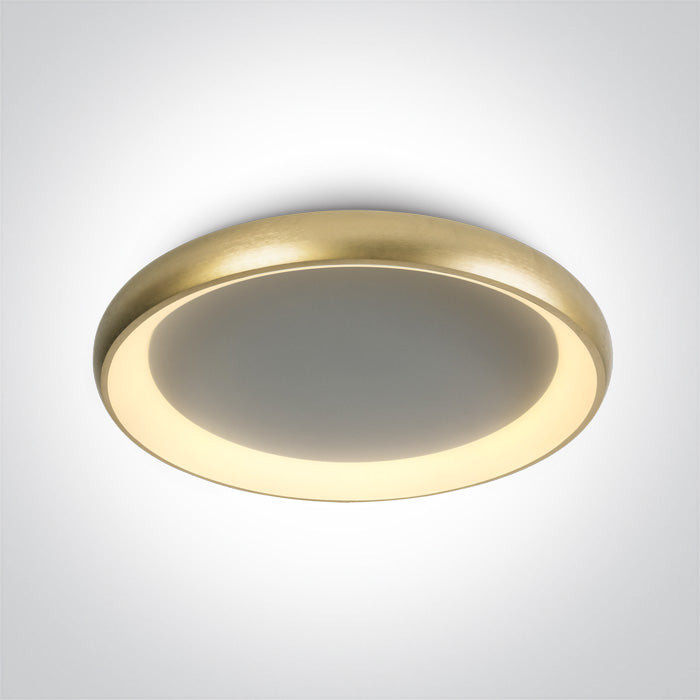 ONE Light | 62144N/BGL/W BRUSHED GOLD PLAFO LED 50W WW IP20 230V - OEM NORDIC - Quality Parts Distribution