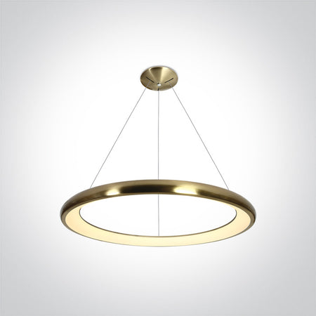 ONE Light | 62144NB/BGL/W BRUSHED GOLD PENDANT LED 50W WW IP20 230V - OEM NORDIC - Quality Parts Distribution