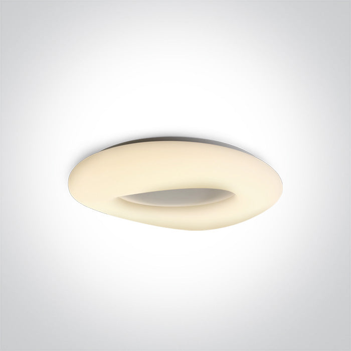 ONE Light | 62148B/W WHITE PLAFO LED 40W WW IP20 230V - OEM NORDIC - Quality Parts Distribution