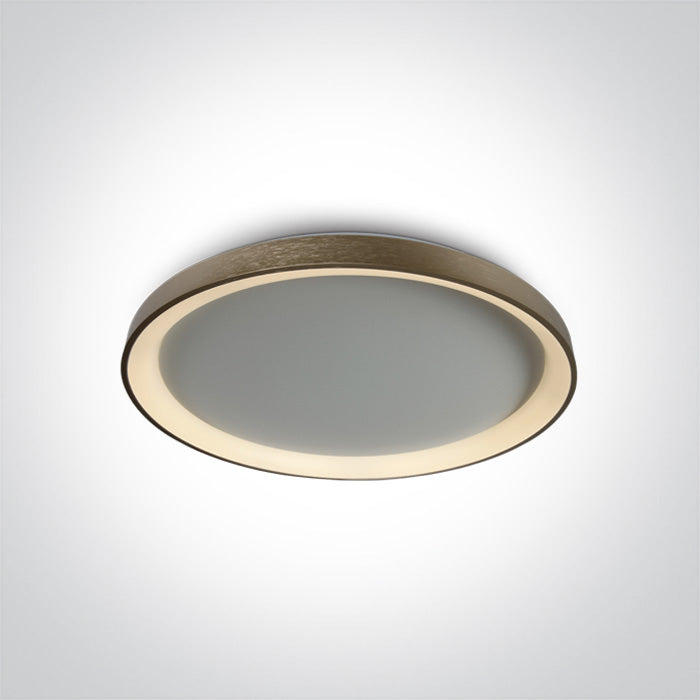 ONE Light | 62148L/BGL/W BRUSHED GOLD PLAFO LED 48W WW IP20 230V - OEM NORDIC - Quality Parts Distribution