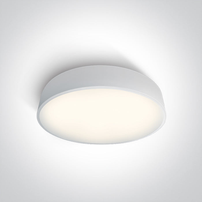 ONE Light Ceiling Light 50W 4250 4000K CRI80 IP20 White 62150D/W/C