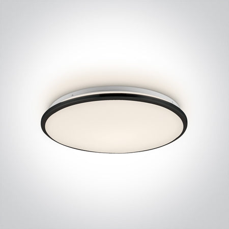 ONE Light | 62154/B/W BLACK LED PLAFO 24W WW IP20 230V - OEM NORDIC - Quality Parts Distribution