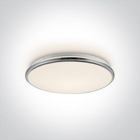 ONE Light | 62154/C/W CHROME LED PLAFO 24W WW IP20 230V - OEM NORDIC - Quality Parts Distribution