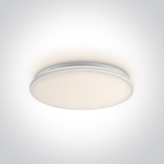 ONE Light | 62154/W/W WHITE LED PLAFO 24W WW IP20 230V - OEM NORDIC - Quality Parts Distribution