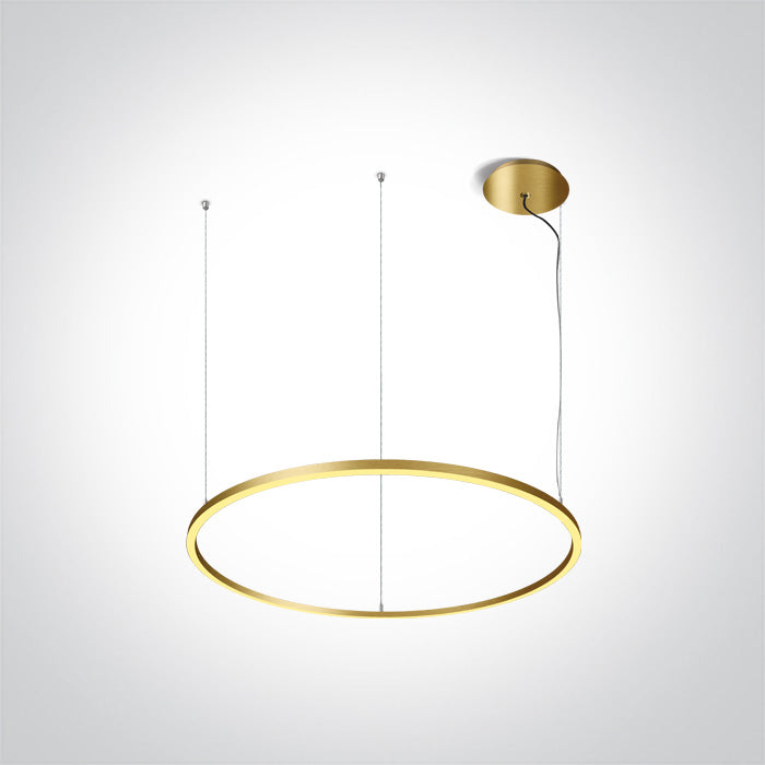 ONE Light | 62156C/BBS/W BRUSHED BRASS PENDANT LED 65W WW IP20 230V - OEM NORDIC - Quality Parts Distribution