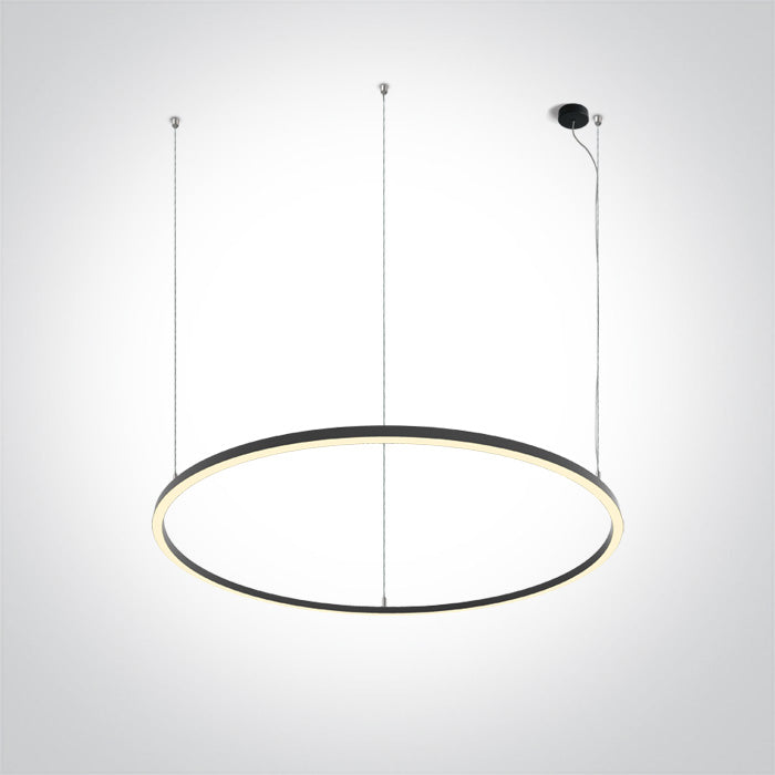ONE Light | 62156C/B/W BLACK PENDANT LED 65W WW IP20 230V - OEM NORDIC - Quality Parts Distribution