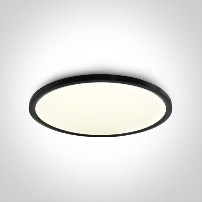 ONE Light | 62160FB/B/C BLACK LED PLAFO 60W CW IP20 230V - OEM NORDIC - Quality Parts Distribution