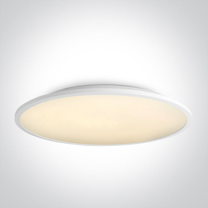 ONE Light Ceiling Light 60W 5300lm 3000K CRI90 IP20 White 62160FB/W/W