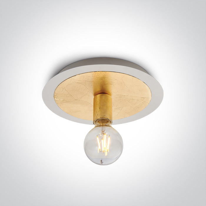 ONE Light | 62172A/BS BRASS CEILING LIGHT 12w E27 100-240v - OEM NORDIC - Quality Parts Distribution
