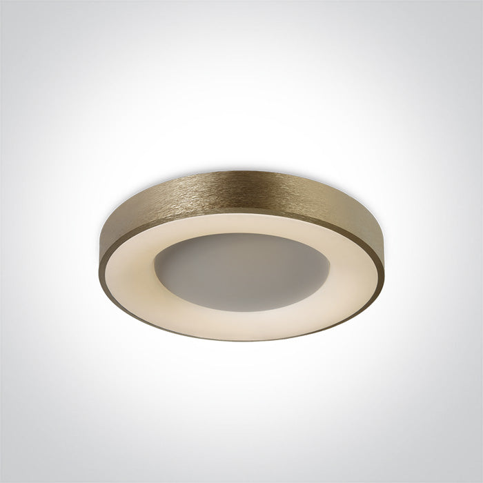 ONE Light | 62182/BGL/W BRUSHED GOLD LED PLAFO 40W WW IP20 230V - OEM NORDIC - Quality Parts Distribution