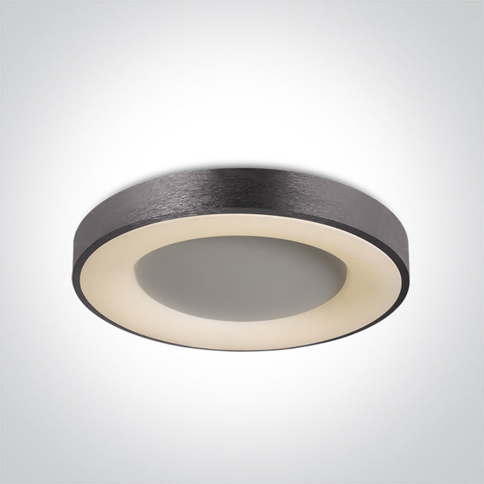 ONE Light | 62182A/BAN/W BRUSHED ANTHRACITE LED PLAFO 50W WW IP20 230V - OEM NORDIC - Quality Parts Distribution