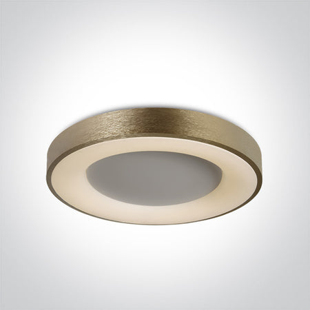ONE Light | 62182A/BGL/W BRUSHED GOLD LED PLAFO 50W WW IP20 230V - OEM NORDIC - Quality Parts Distribution