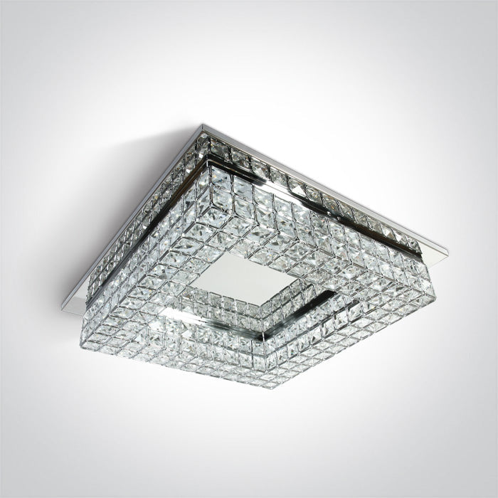 ONE Light Ceiling Light 24W 1300lm 3000K CRI80 IP20 Chrome 62184B/C/W