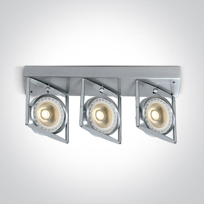 ONE Light | 62310A/AL ALUMINIUM 3x GU10 R111 - OEM NORDIC - Quality Parts Distribution