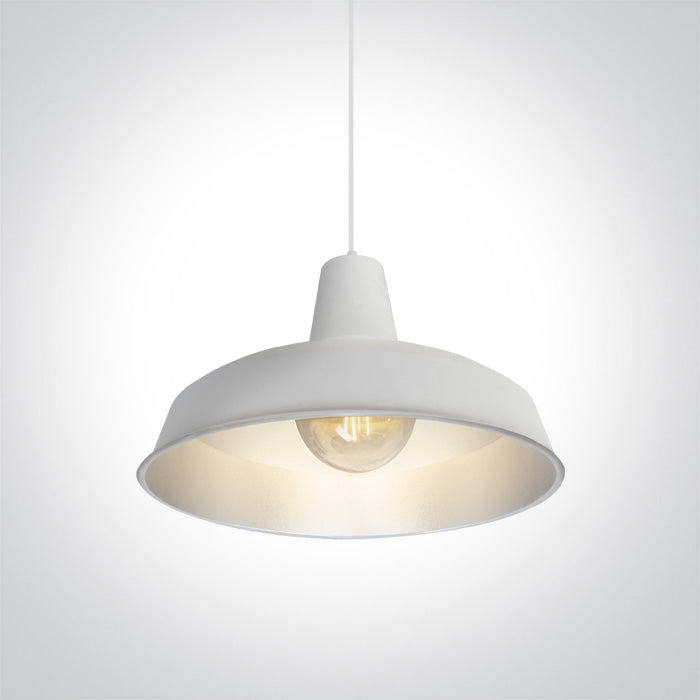 ONE Light | 63020/W/G WHITE E27 20W SILVER REFLECTOR - OEM NORDIC - Quality Parts Distribution