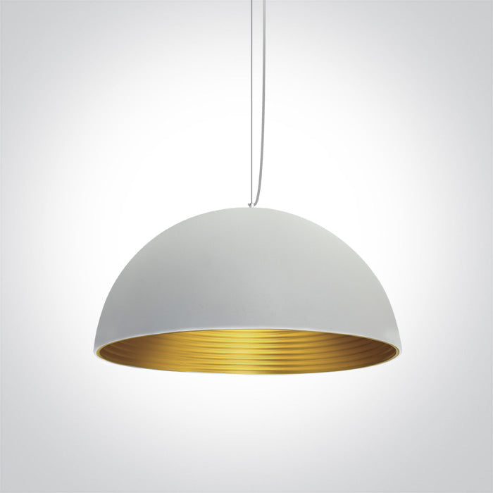 ONE Light | 63022A/W/BS WHITE E27 20W BRASS REFLECTOR - OEM NORDIC - Quality Parts Distribution