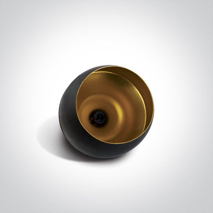 ONE Light Pendant Light E27 12W IP20 Black-Brass 63044/B/BS