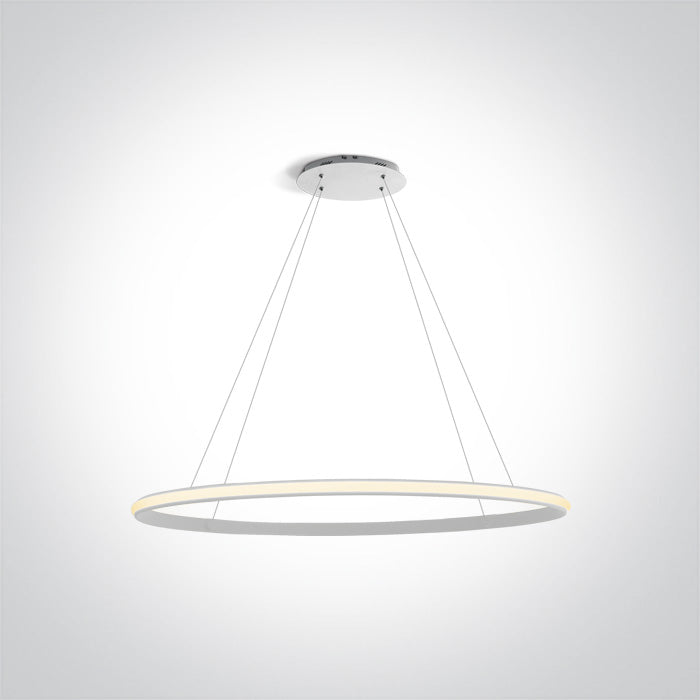 ONE Light | 63046/W WHITE LED OVAL 25W WW IP20 230V - OEM NORDIC - Quality Parts Distribution