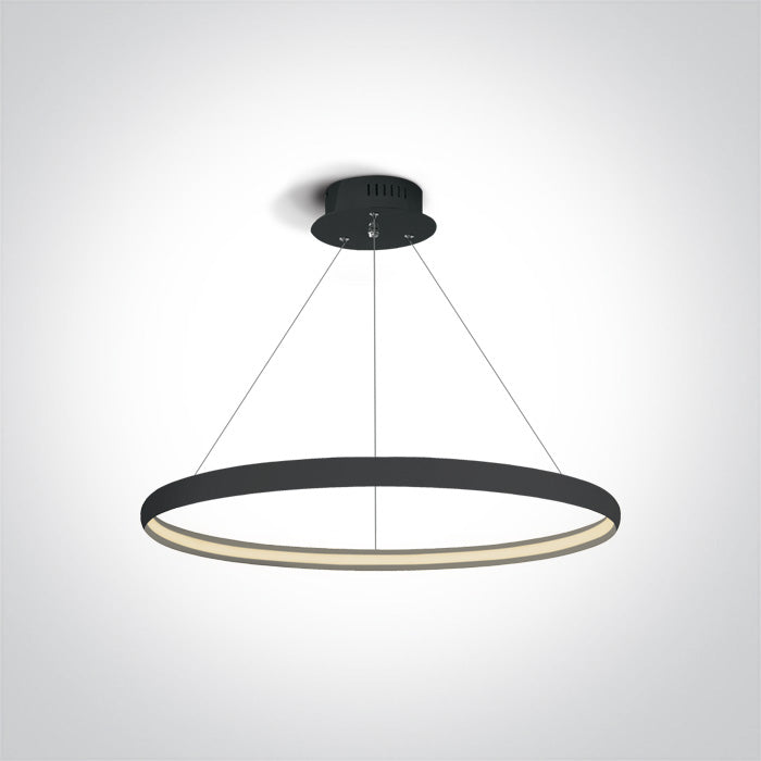 ONE Light Pendant Light 19W 1000 3000K CRI80 IP20 Black 63048/B